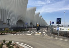 Terminal One at Mediopadana Railway Station by HUB Parking Technology 
